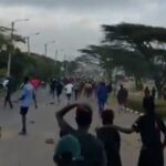 MMU Students Protest Fatal Accident, Block Magadi Road