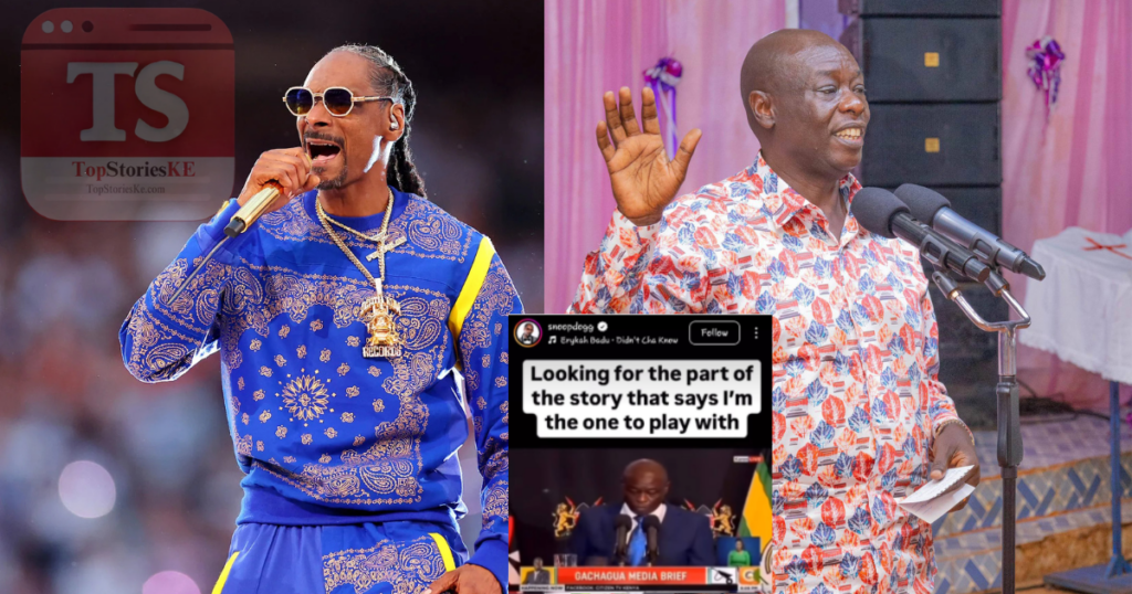 Rigathi Gachagua vs Snoop Dogg: viral video took media by storm