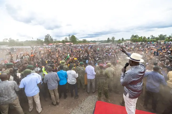 Three Arrested After Shoe Thrown at President Ruto During Migori Rally